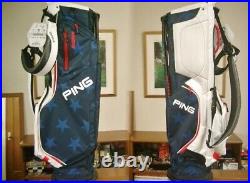 Ping Pin Hoofer Usa American Flag With Handle Stars And Stripes Pattern Dark Blu