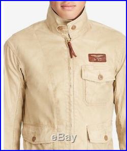 Polo Ralph Lauren 772 USA American flag patch Coat jacket military USRL 67 XL