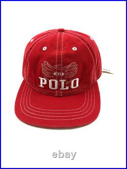 Polo Ralph Lauren Hat Vintage 90s Eagle RLPC NWT Block Spell Out Stadium Beach