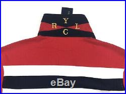Polo Ralph Lauren L Mens Rugby Yacht Club Crest New York Regatta Sailing Shirt