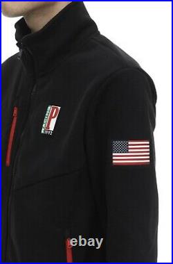 Polo Ralph Lauren Men's P Racing 1992 Patch Fleece Zip Jacket Black S, M, L $298