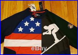 Polo Ralph Lauren Mens Downhill Suicide Skier 92 Ski Sweatshirts Sz L THESPOT917
