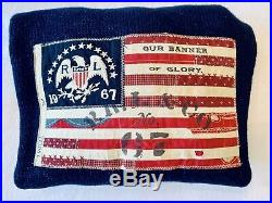 Polo Ralph Lauren Mens Sweater Our Banner of Glory American Flag USA Eagle XXL