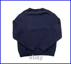 Polo Ralph Lauren USA American Flag Crewneck Knit Sweater Navy NWT Mens XL