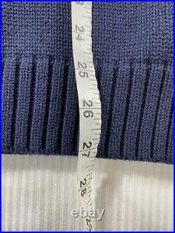 Polo Ralph Lauren USA American Flag Crewneck Knit Sweater Navy NWT Mens XL