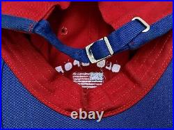 Polo Sport Ralph Lauren Stadium Strap-Back Hat Cap Flag Vintage NOS