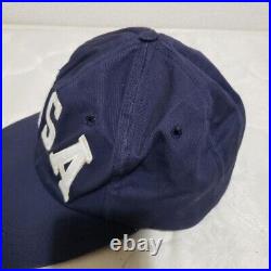 Polo Sport USA Ralph Lauren American Flag Cap Hat Vintage Navy Size M