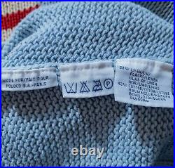 Polo ralph lauren vintage sweater blue USA american flag XL size jumper linen