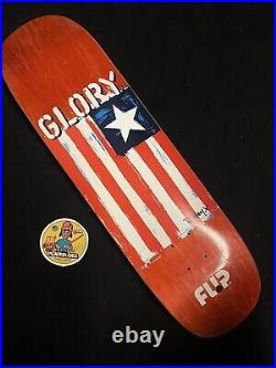 RARE 2015 Geoff Rowley American Flag Glory USA FLIP Skateboard Deck