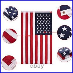 ROSEWAY American Flag For Outside 10x15 FT Heavy Duty US Flag Outdoor USA Fla