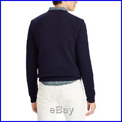 Ralph Lauren Polo 50th Anniversary Wool Denim USA Flag Bear Sweater New $398