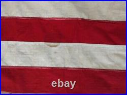 Rare WWI U. S. American 48 Star Flag! Soldiers Name Sewn into it JAMES PELL