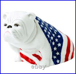 Royal Doulton Bulldog SAM Figurine DD004 USA American Flag NEW