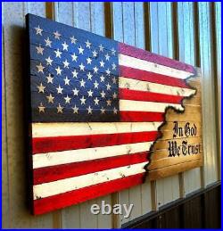 Rustic American Flag, American Flag, American Flag Sign, Weathered American Flag