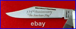 SCHRADE USA Great Jack Knife NEW 175th Anniversary of the American Flag 1993 Box