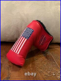Scotty Cameron 9/11 Red USA American Flag Putter Head cover