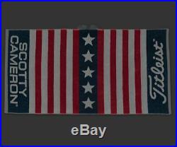 Scotty Cameron Titleist USA Open Stars And Stripes American Flag Towel Rare PGA
