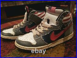 Size 10.5 Nike SB Dunk Born In The USA Bruce Springsteen American flag