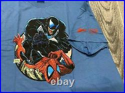 Spider Man Venom Graphitti Marvel Mens XL T-Shirt Vintage Todd McFarlane