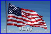 Strong 10x15 Embroidered 2-ply Poly U. S. American Flag