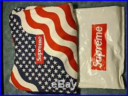 Supreme USA flag Box Logo Hoodie Size Medium preowned