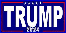 TRUMP 2024 HUGE & VERY LARGE Banner Sign Reinforced Vinyl-USA MADE QUALITY