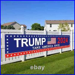 TRUMP MAGA 2024 VERY LARGE Banner Signs Reinforced Vinyl -USA MADE QUALITY