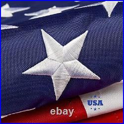 The Top 8x12 ft American Flag for Outside, Made in USA Flag, Longest Lasting