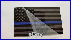 Thin Blue Line American Flag Car/Truck Magnet Decal 3x5 Law Enforcement Police