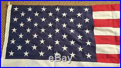 UK Seller USA American Flag Fully embroidered Sewn flag 3 Yard 273cm x 137cm