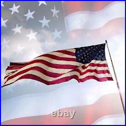 US American Flag More Sizes Sewn Stripes Luxury Embroidered USA Flag Outdoor
