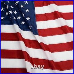US American Flag More Sizes Sewn Stripes Luxury Embroidered USA Flag Outdoor