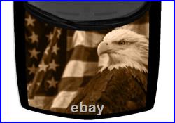 US Bald Eagle USA Flag American Beige Truck Hood Wrap Vinyl Car Graphic Decal