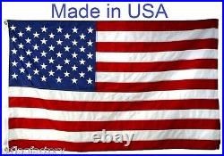 US Flag Factory 2.5 x 4 Foot US AMERICAN FLAG Outdoor SolarMax Nylon Flag (9254)