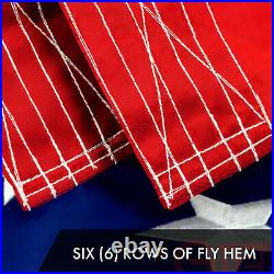 USA American Flag 10x15FT 5-Pack Embroidered Polyester By G128