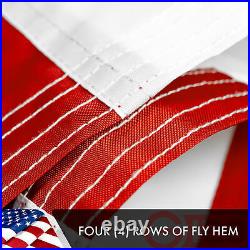 USA American Flag 3x5FT 5-Pack Double-sided Embroidered Polyester By G128