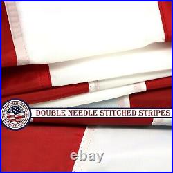 USA American Flag 5x8FT 5-Pack Embroidered Nylon By G128