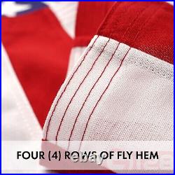 USA American Flag 6x10FT 2-Pack Embroidered Spun Polyester By G128