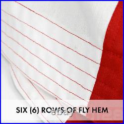 USA American Flag 6x10FT 3-Pack Embroidered Spun Polyester By G128