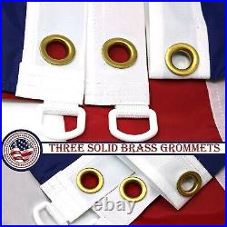 USA American Flag 6x10FT 5-Pack Embroidered Nylon By G128
