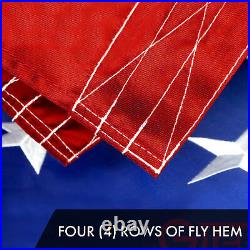 USA American Flag 6x10FT 5-Pack Embroidered Polyester By G128