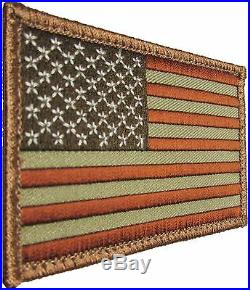 USA American Flag Tactical Us Morale Military Desert Velcro Brand Fasten Patch