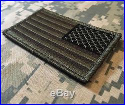 USA American Reverse Flag Tactical Us Army Morale Military Acu Hook Patch