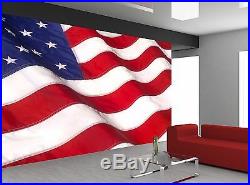 USA American Waving Flag Wall Mural Photo Wallpaper GIANT WALL DECOR