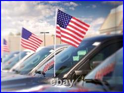 USA Cloth Antenna Flag Pack of 12 American Flag Red White Blue Colors