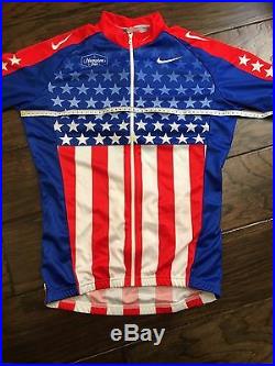 USA Cycling National Team Jersey Nike Giordana Medium M American Flag