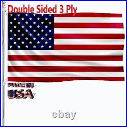 USA Flag Double Sided Made in USA American Flags for Double Sided USA Flag 5x8