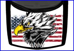 USA Flag Graphic Eagle Truck Car Hood Wrap Vinyl Graphic Decal American USA Made