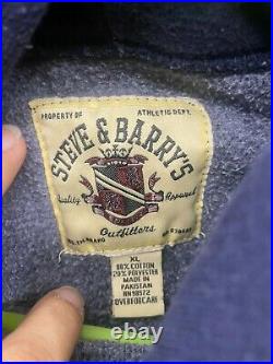 USA Flag Steve & Barry's Vintage Mens Hoodie Jacket Full Zip XL SUPER RARE
