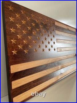 USA New Designed Flag -Wooden American Flag Wood Flag Wall Art -Handcrafted